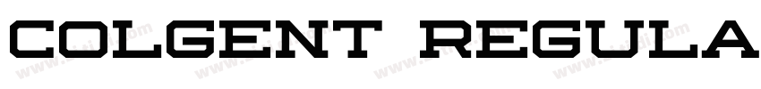 Colgent Regular字体转换